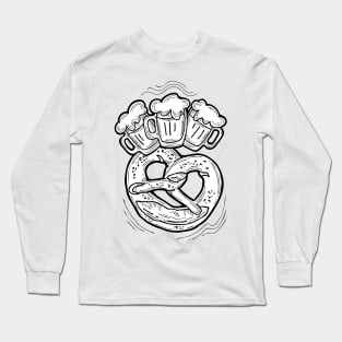 Oktoberfest party celebration for drinking friends team. Long Sleeve T-Shirt